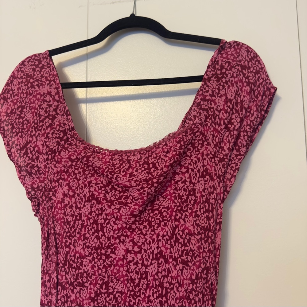 Rampage Y2K Floral Midi Dress | Pink - Picture 2 of 4